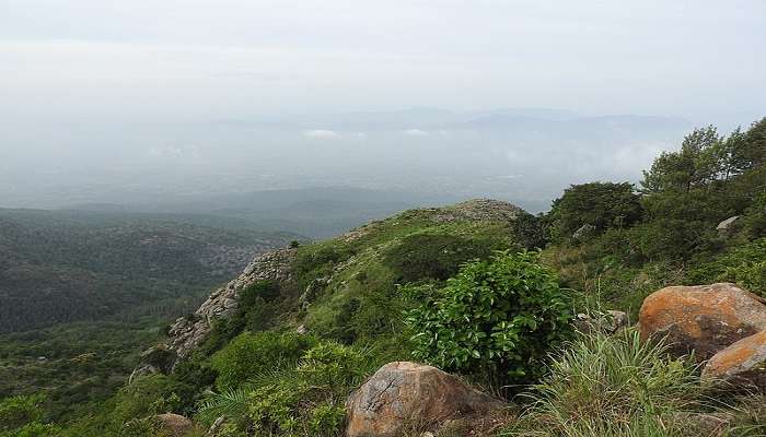 The famous hill view points near Kuppanur