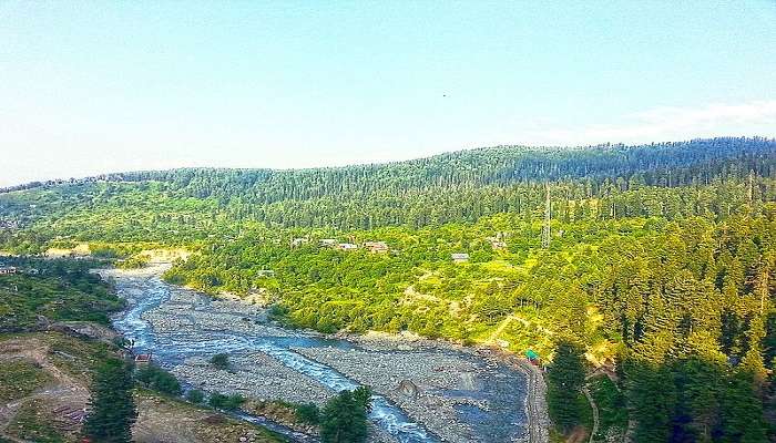 The historical ferozepur nallah near Tangmarg Kashmir.