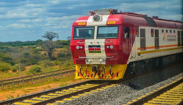 Reach Kenya by train.