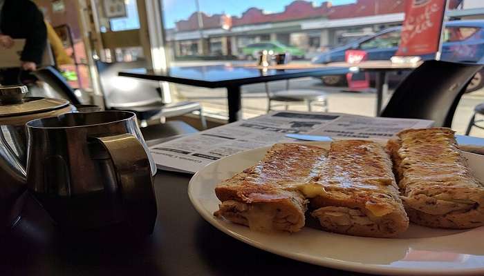 Cheese rolls at Cafe Lola, Milton, Otago, New Zealand