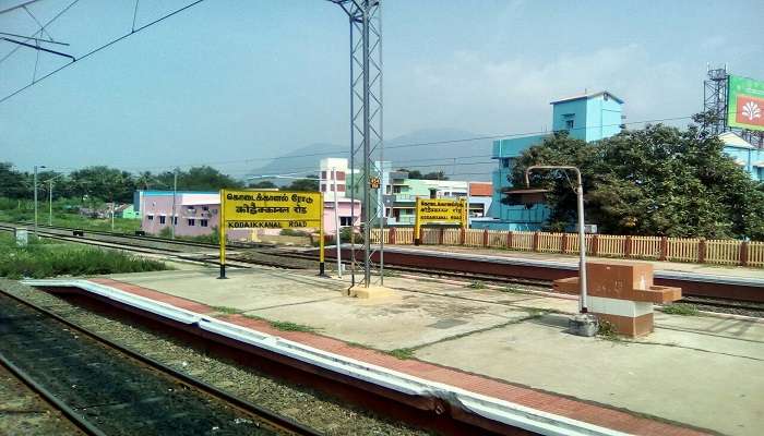 The view of Kodaikanal Railway Station