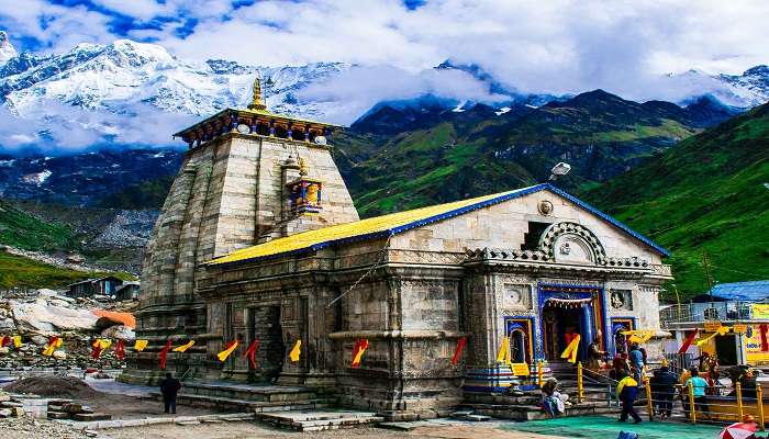 Kedarnath Temple, a famous tourist spot