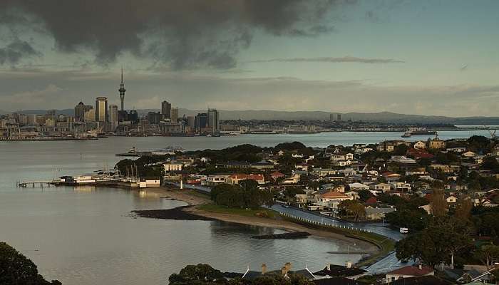 Auckland Skyline and Devonport Waterfront