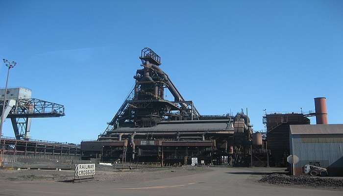 Whyalla Pellet Plant from Hummock Hill