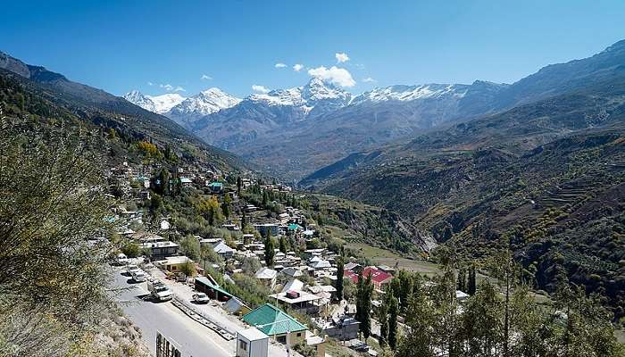 A view of the town of Keylong