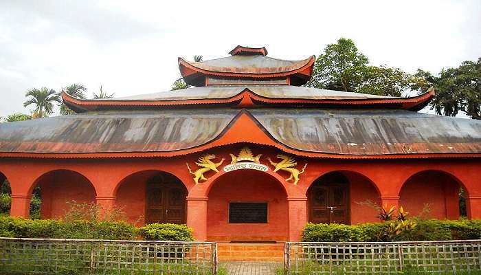 View of Amazing tomb at Lachit Borphukan’s Maidam