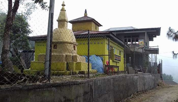 Lepcha Bong Gumpa Monastery’s serenity mirrors Ahaldara View Point.