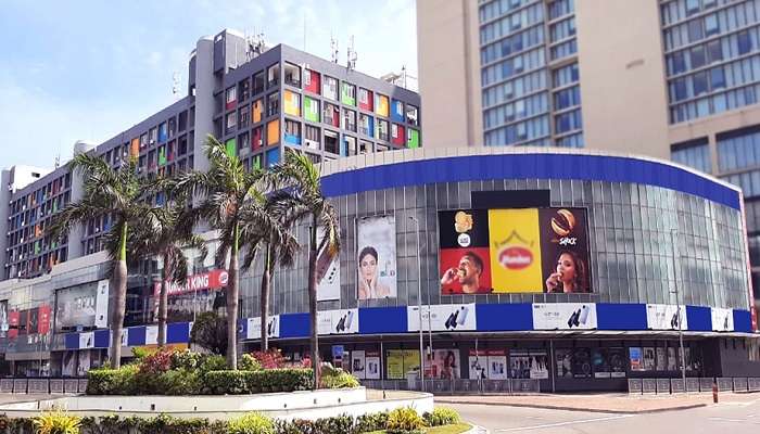 Front View of the Liberty Plaza Mall