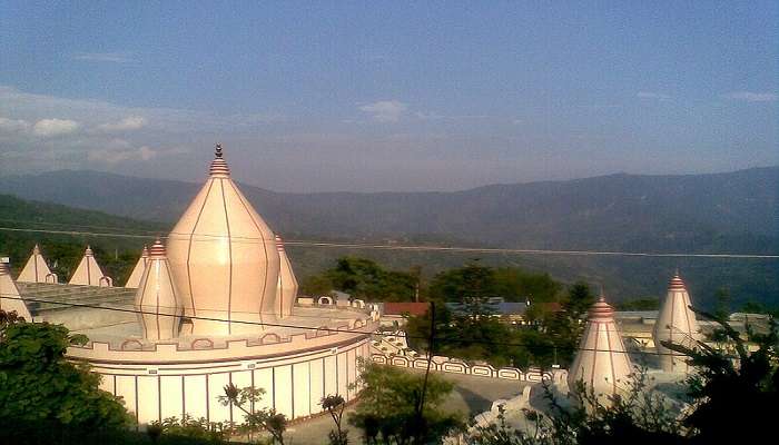 Mangal Dham Temple, a prominent Hindu shrine dedicated to Lord Krishna.