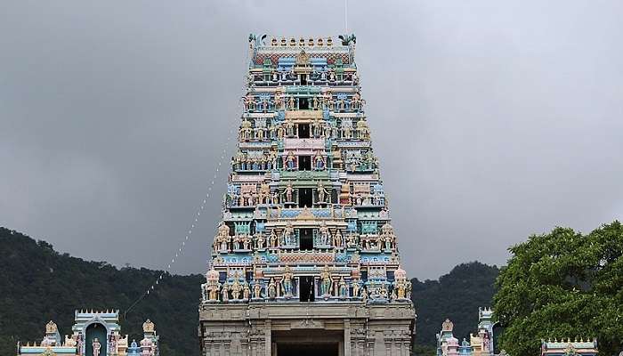 The historic Marudhamalai Hill Temple.