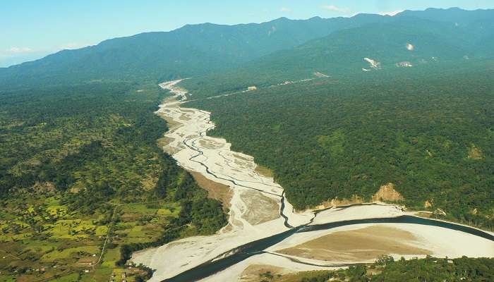 Picturesque view of the Namdapha National Park in Changlang