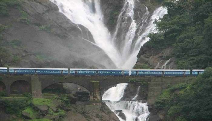 a mesmerising beauty of the waterfalls.