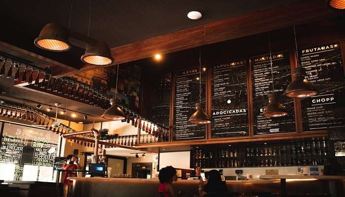 Interior of a Restaurant Pub