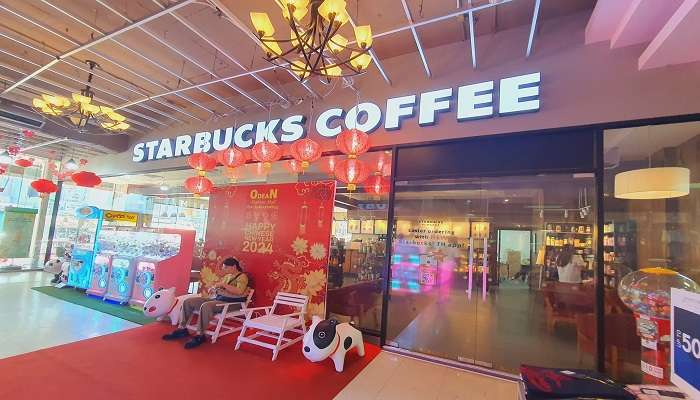  Starbucks Coffee shop inside Odean Shopping Mall, Hat Yai