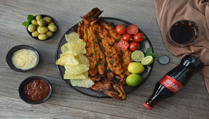 Scrumptious meal of fried and crispy chips at the Oreti Beach.