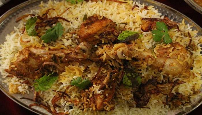 Savoury biryani served at this Restaurant