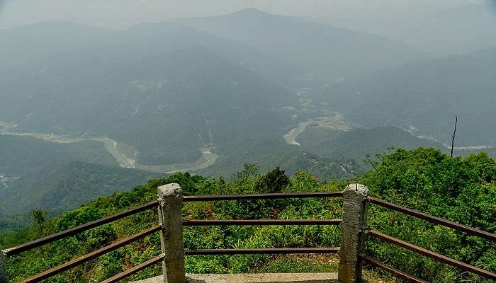 Panoramic view Eastern Himalayas from Ramitey View Point.