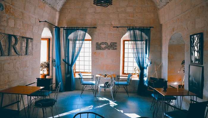 Interior of an Atmospheric Cafe in Rockhampton.