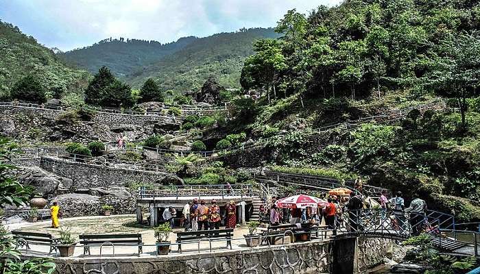 Magnificent Rock Garden near Observatory Hill View Point Darjeeling. 