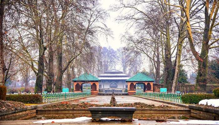 Shalimar Bagh, a beautiful garden near Kheer Bhawani Mandir Srinagar.