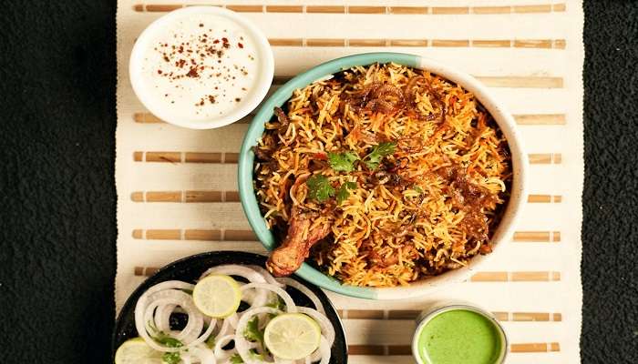 Eat Biryani at the Shree Nawab Restaurant, one of the famous restaurants in Silchar