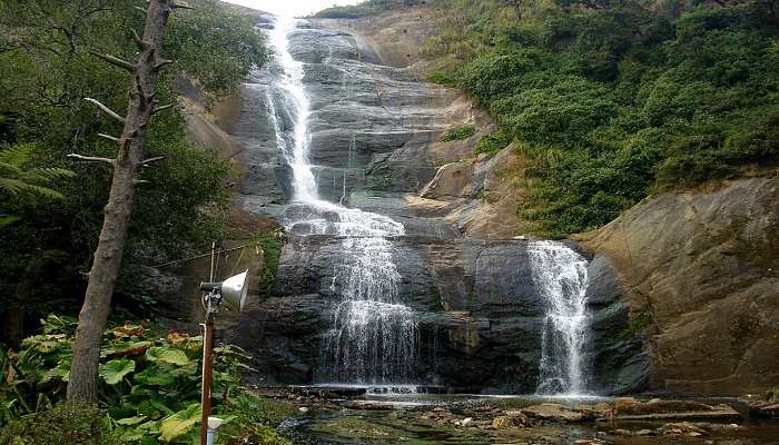 Silver Cascade Falls in Kodaikanal