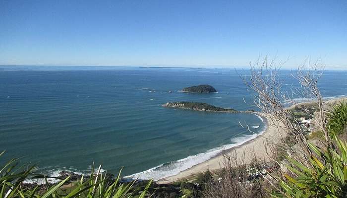 View of Enchanting Mount Maunganui Beach