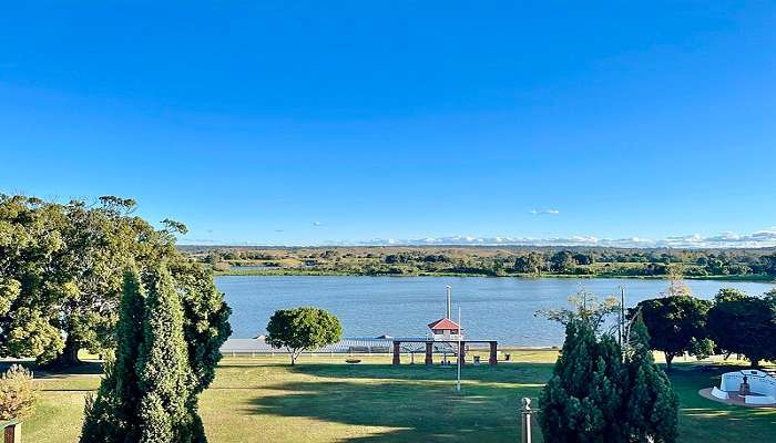 The view of Clarence River in Grafton