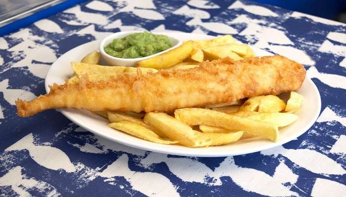 The classic fish and chips