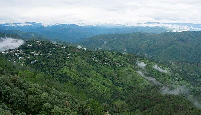 Beautiful view of the mountains from Tip n Top