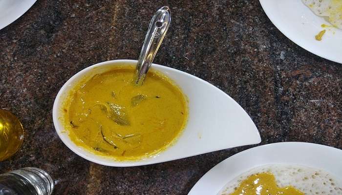 The famous Angamaly mango curry, one of the most sought in Angamaly restaurants 