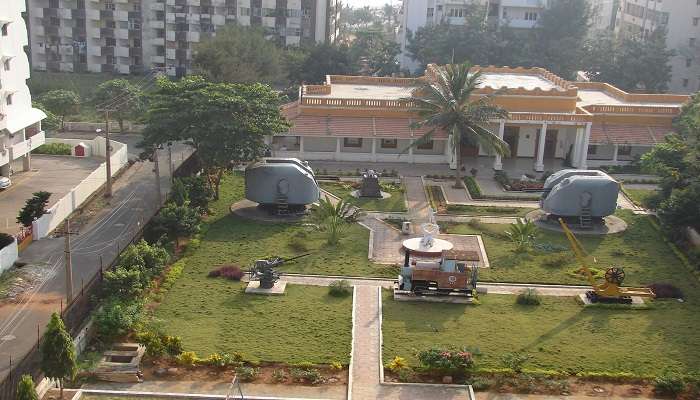  an aerial view of the Visakha Museum.