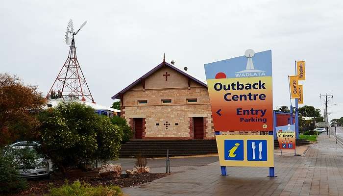 An image of exterior view of the Wadlata Outback Centre