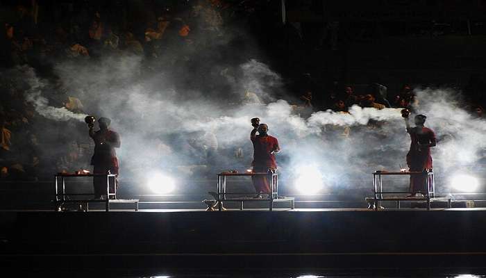 Ganga Aarti at Parmarth Niketan Ashram is one of the classic things to do in Rishikesh in one day