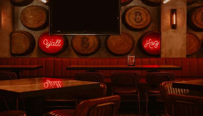 Interior Design Of An Empty Pub in one of the best Pubs in Redfern