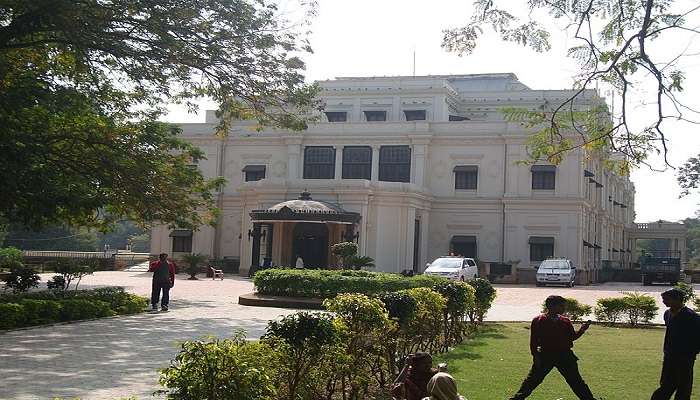 An exterior sight of Lalbagh Palace