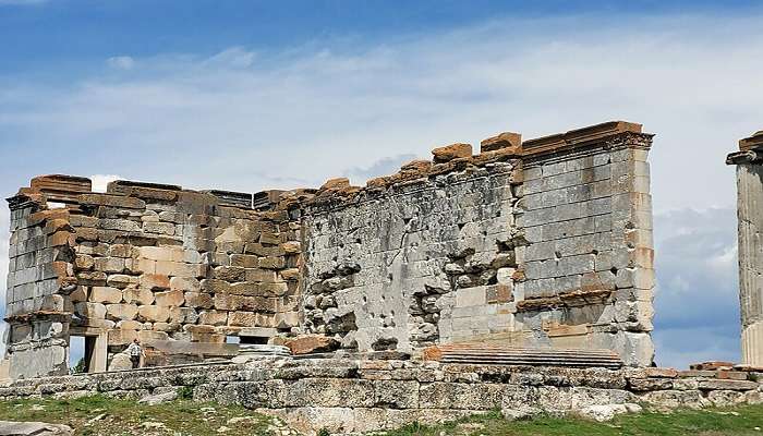 The Temple of Zeus in the Ancient City of Aizanoi, located in Çavdarhisar, Kütahya