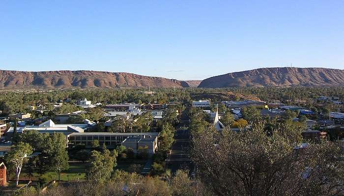 View of Alice Springs town