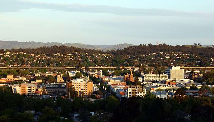 View of Albury city