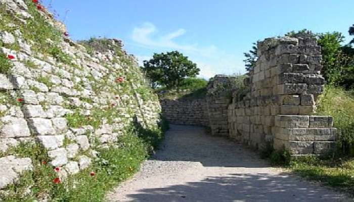 An image of the ancient city of Troy, Canakkale