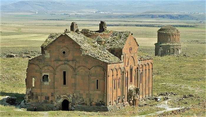 The beautiful Ani Cathedral at Igdir