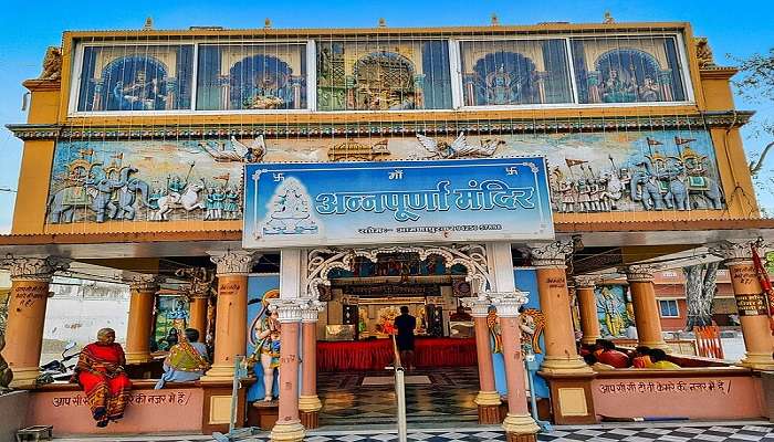 The entry gate of Annapurna Temple