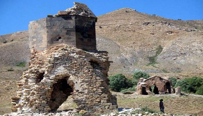 Remnants of Arakelots Monastery, a famous attraction.