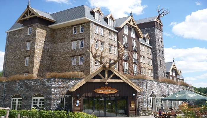 The main building of the Loonsche Land at Efteling Amusement Park 