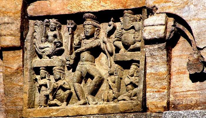 Carvings on Kapileshwar Mahadev Temple Pithoragarh. 