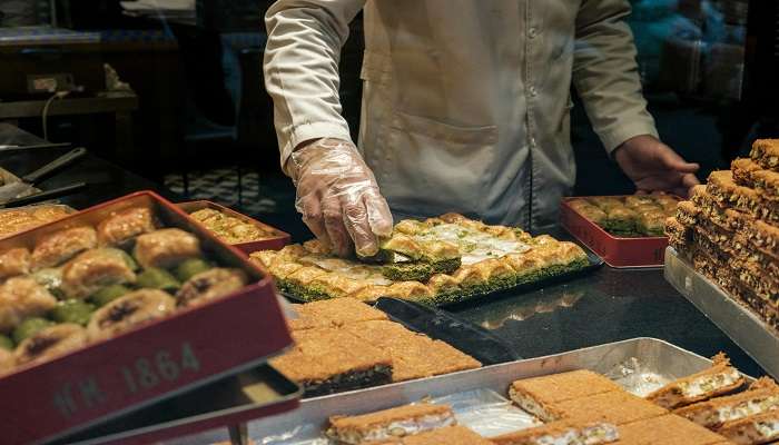 Savory spread at one of the popular restaurants in Kayseri. 