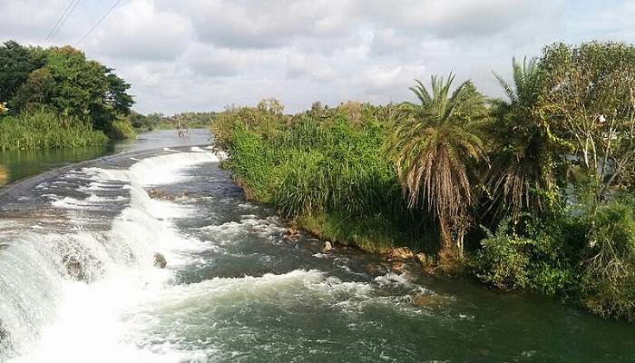 Balmuri falls, a peaceful tourist attraction.