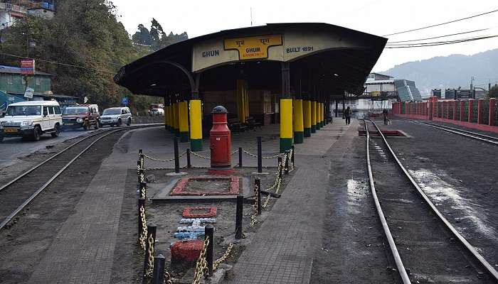 Ghoom Railway Station in Darjeeling.