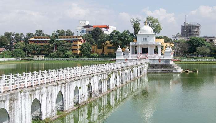 Stunning design of Rani Pokhari Nepal.