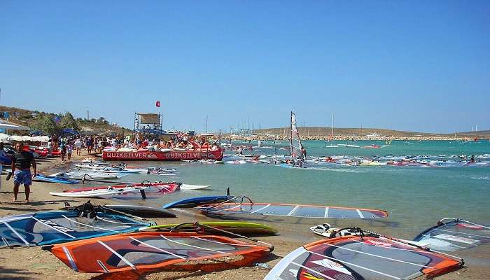 The beaches in Alaçatı